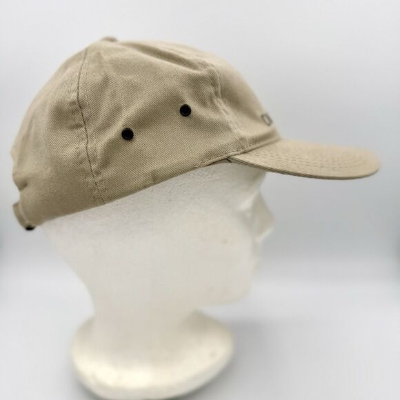 Ducks Unlimited Strapback Hat Khaki Embroidered Mallard Duck One Size - Picture 2 of 8